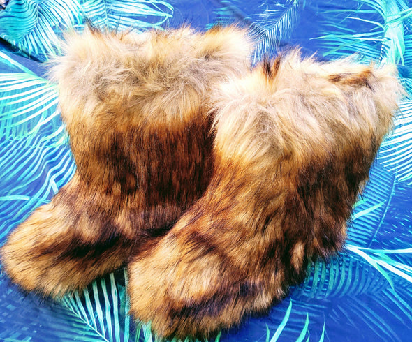 WOMEN'S  FAUX FUR BOOTS