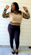 V-NECK DESIGNER SWEATER