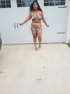 MS. RAINBOW BRITE THREE PIECE SWIMWEAR